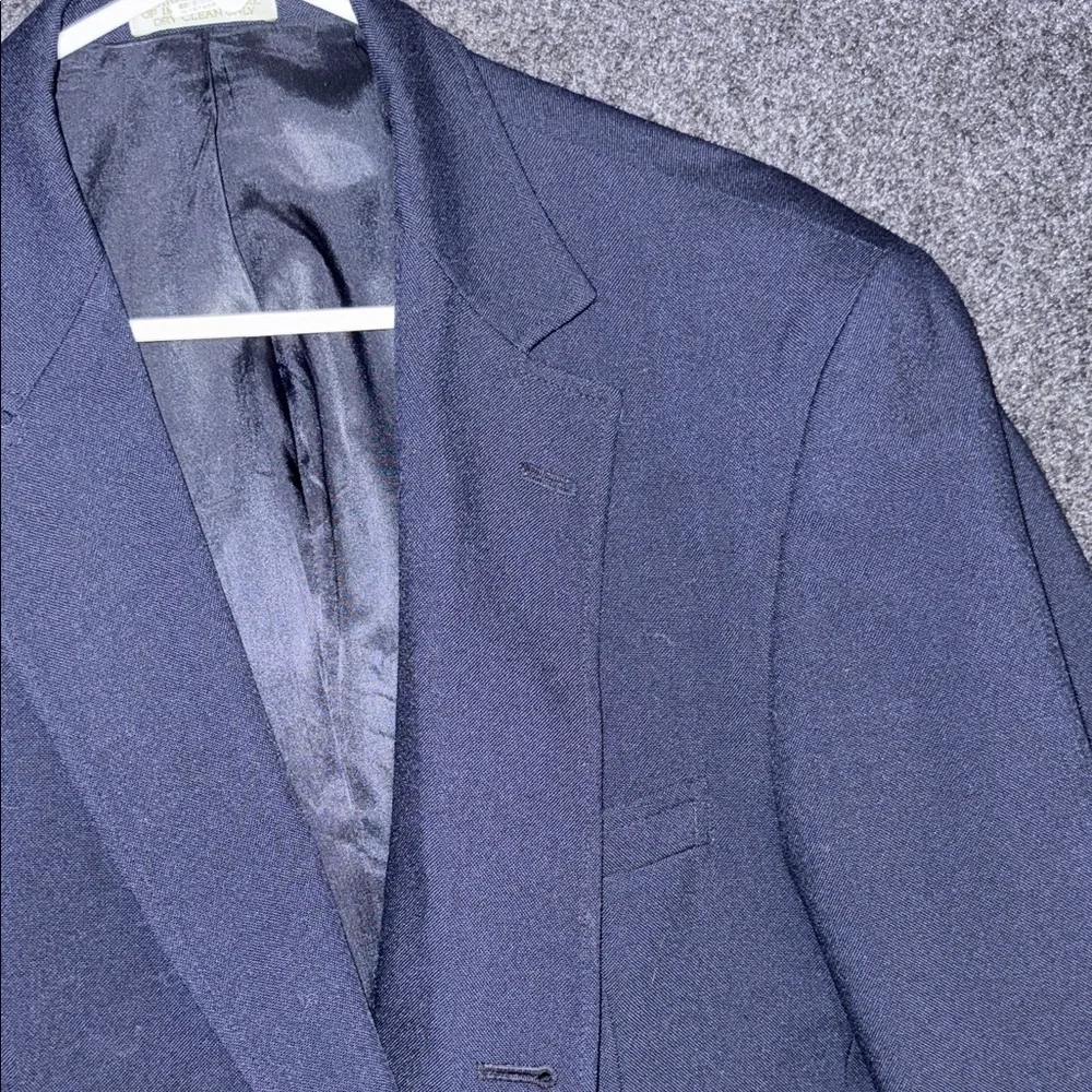 Vintage Orvis Navy Blazer with Gold Buttons 46L